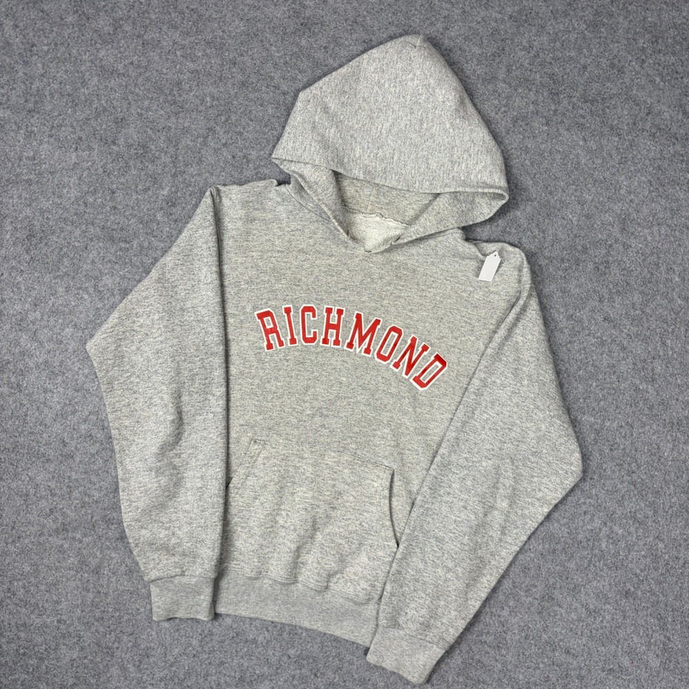 Vintage Richmond Spiders Hoodie Heather Gray Collegiate Sweatshirt Men's Medium